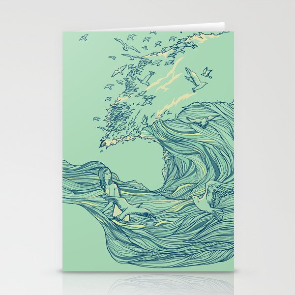 Ocean Breath Stationery Cards