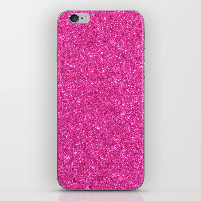 pink glitter fairytale iPhone Skin