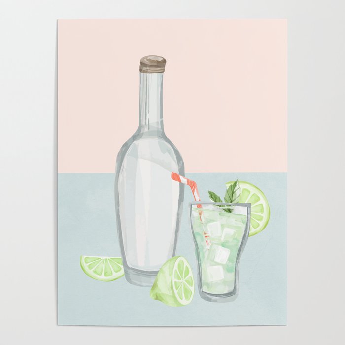 Summer Cocktails 5 Poster