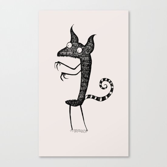 Lindsey's Monster Canvas Print