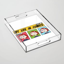My Life In Comics Acrylic Tray
