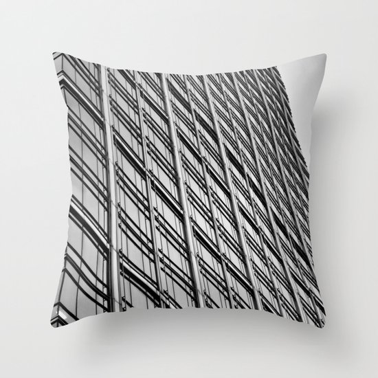 Skyscraper Abstract Throw Pillow