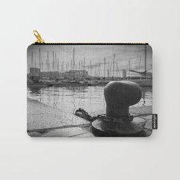 Mooring post at french harbor Carry-All Pouch