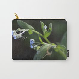Tiny Blue Flowers Carry-All Pouch