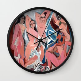 Pablo Picasso Les Demoiselles d'Avignon Wall Clock