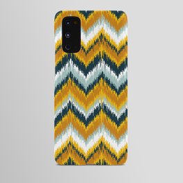 8-Bit Ikat – Yellow & Teal Android Case