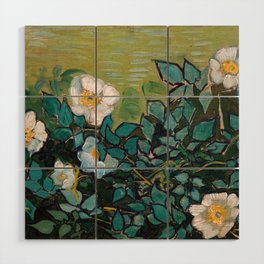 Vincent van Gogh - Wild Roses, 1890 Wood Wall Art