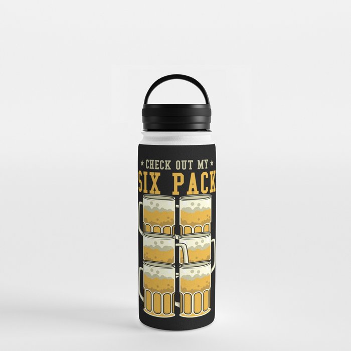 Beer Glasses Six Pack Water Bottle