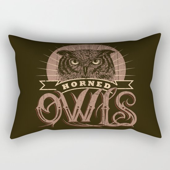 Team Owl Rectangular Pillow