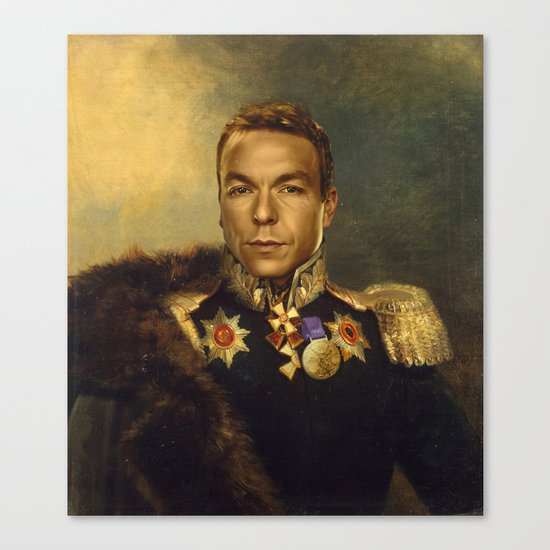 Sir Chris Hoy - replaceface Canvas Print