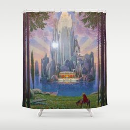 Magic Kingdom Shower Curtains For Any, Magic Kingdom Shower Curtain