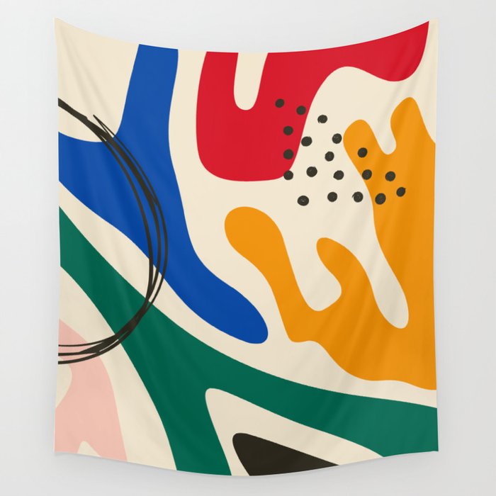 Primary Modern Wall Tapestry