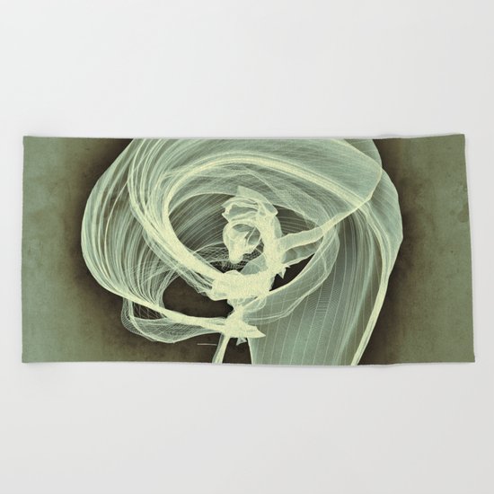 A Smooth Awakening Beach Towel