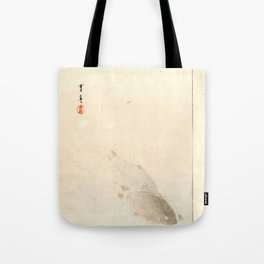 Crucian Carps (Watanabe Seitei) Tote Bag