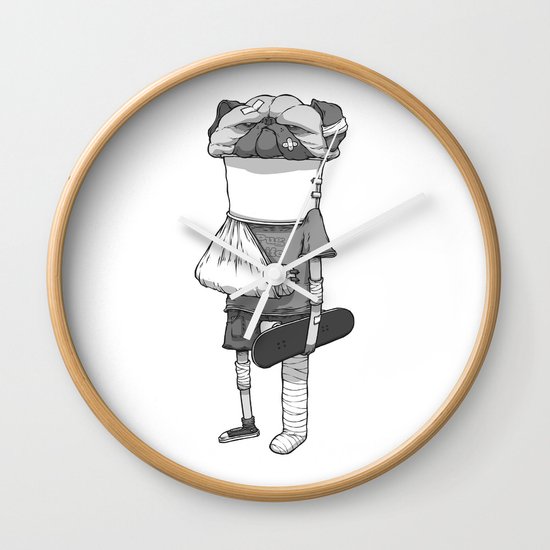That pug. Wall Clock