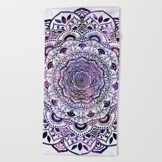 STARLIGHT MANDALA Beach Towel