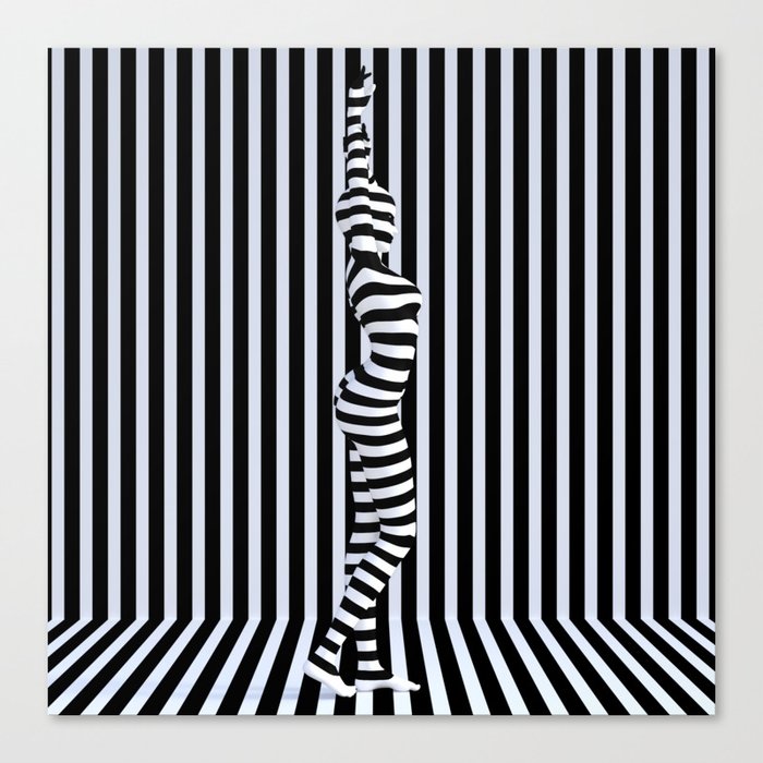 The Barcode Dance Canvas Print