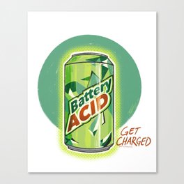Battery Acid Soda Canvas Print