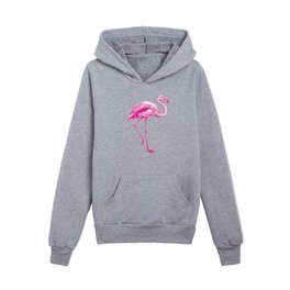 Flamingo | Pink Flamingo | Kids Pullover Hoodies