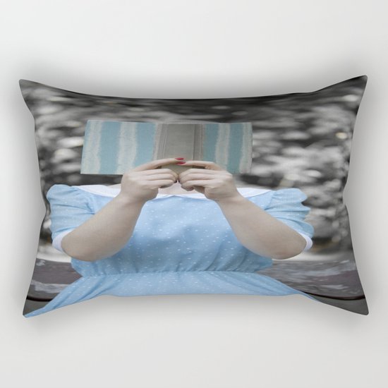 Reading Rectangular Pillow