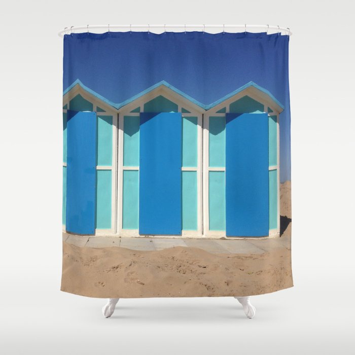 light blue Shower Curtain