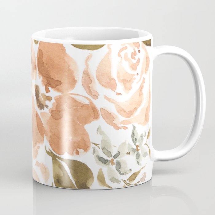 Fleurine Floral Art Coffee Mug