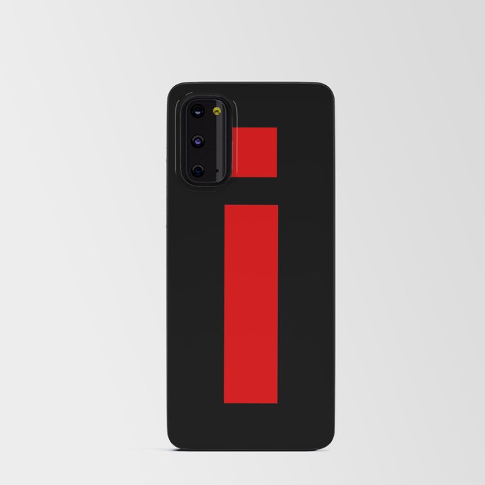 letter I (Red & Black) Android Card Case