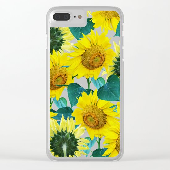 Sun Flowers #society6 #decor #buyart Clear iPhone Case