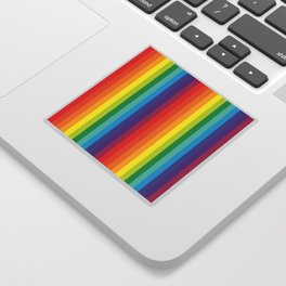Rainbow Stripes Sticker