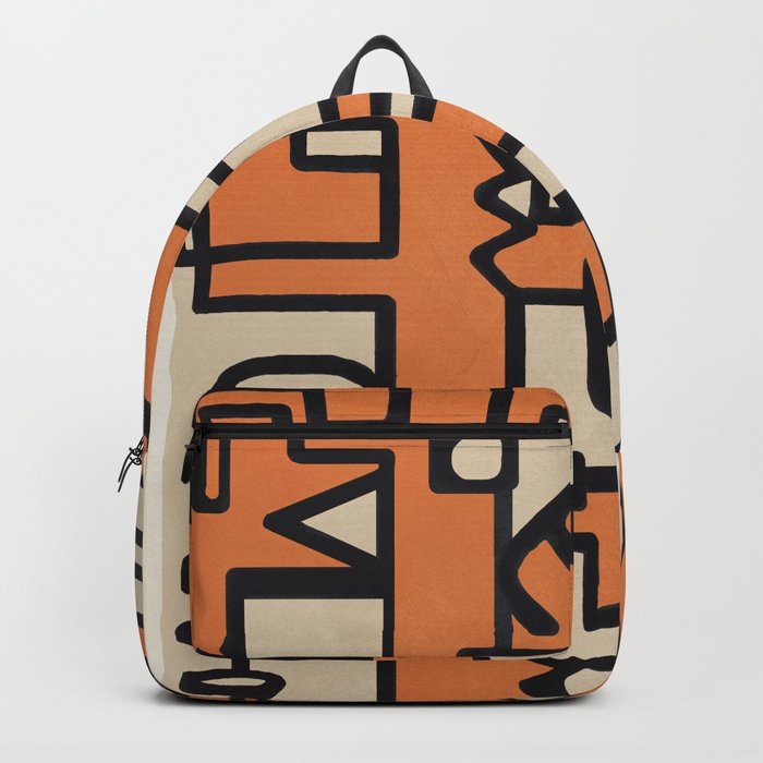 Abstract Line Movement 11 Backpack
