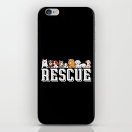 Rescue Dogs Adopt Dog Don’t Shop iPhone Skin