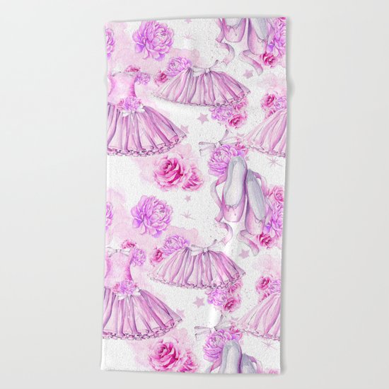Ballerina #4 Beach Towel