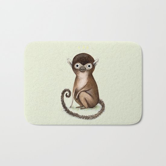 Squirrel Monkey Bath Mat