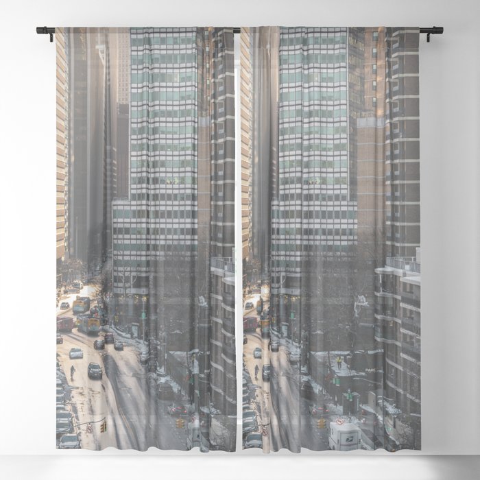New York City Sheer Curtain