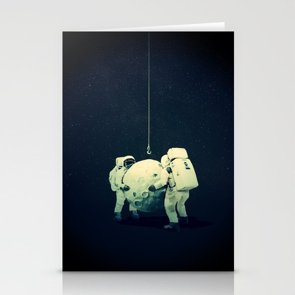 Moon hang Stationery Cards