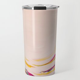 Miss Marmalade Rose - Abstract painting by Jen Sievers Travel Mug