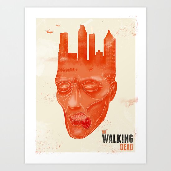 The Walking Dead Art Print