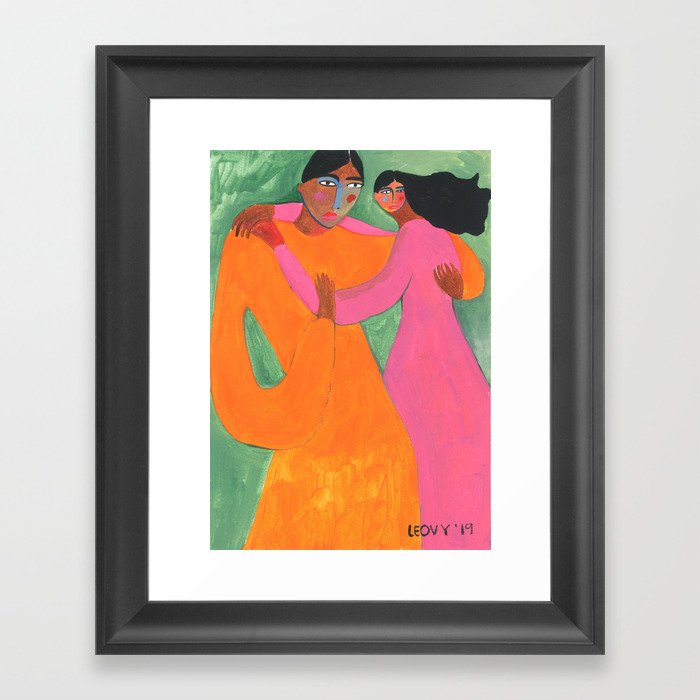Hugs Framed Art Print