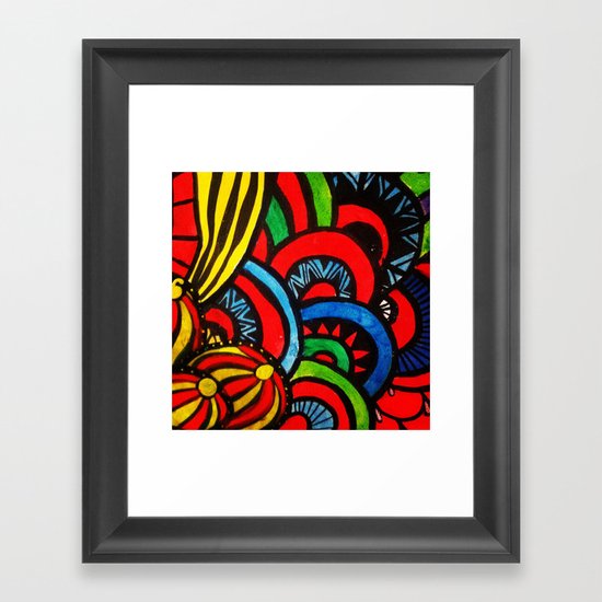 Vibrations Framed Art Print