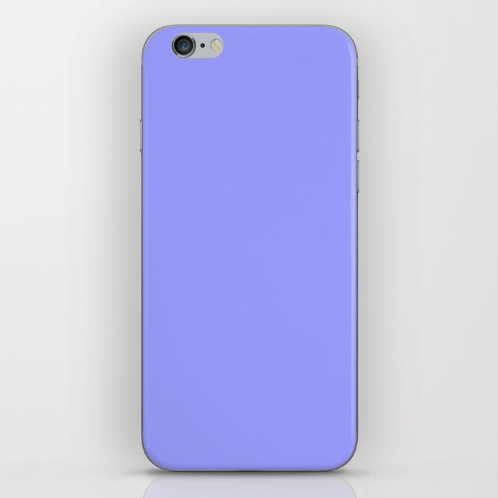 Periwinkle Blue solid color modern abstract pattern  iPhone Skin