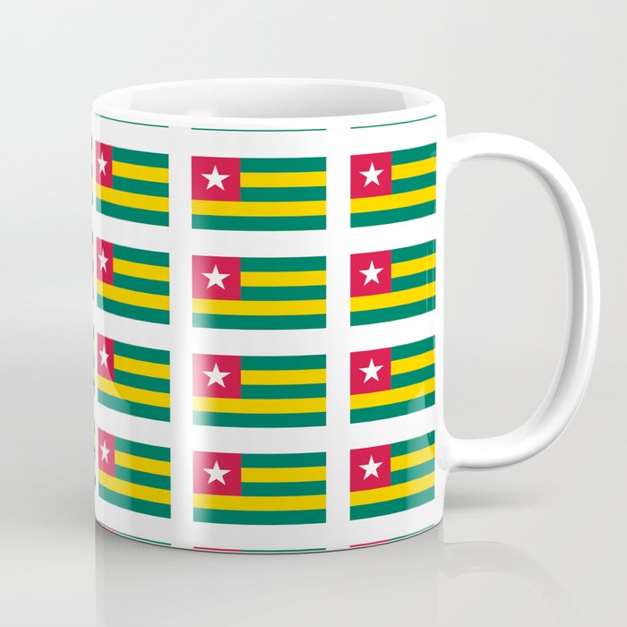 Flag of Togo -togolais,togolaise,togolese,Lomé,Sokodé,Ewe,Mina. Coffee Mug  by oldking