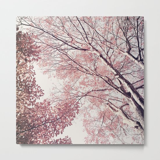 The Trees – Pink n’ Bright Metal Print