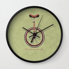 Unicycle Wall Clock | Vector, Digital, Graphic Design, Illustration 