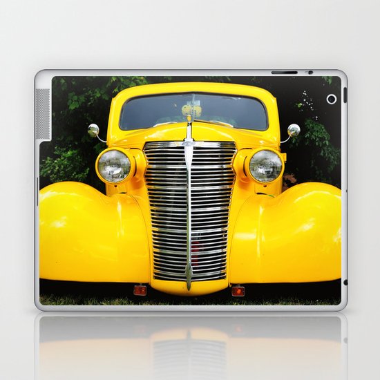 Yellow Chevy Laptop & iPad Skin