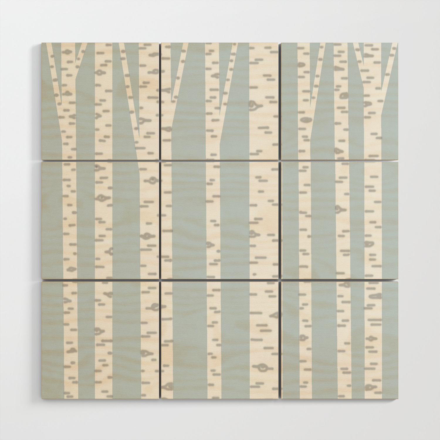 Minimalist Birch Trees By Amanda Laurel Atkins Wood Wall Art By Amandalaurelatkins Society6