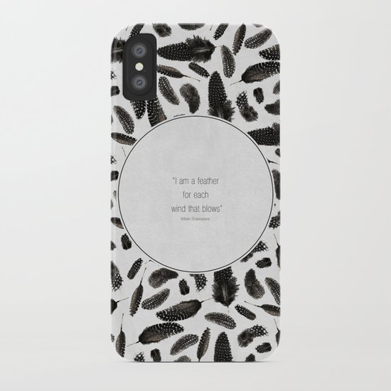 A feather for each wind that blows iPhone Case