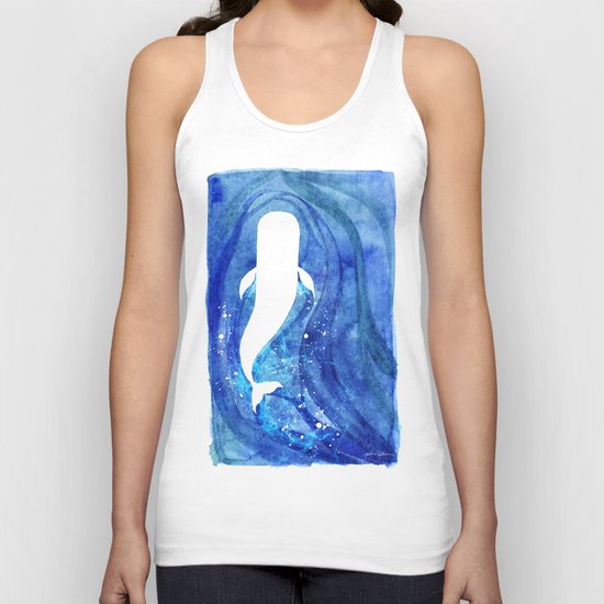 The White Whale Unisex Tank Top