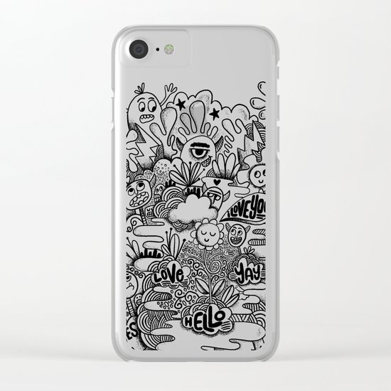 Monster gang Clear iPhone Case