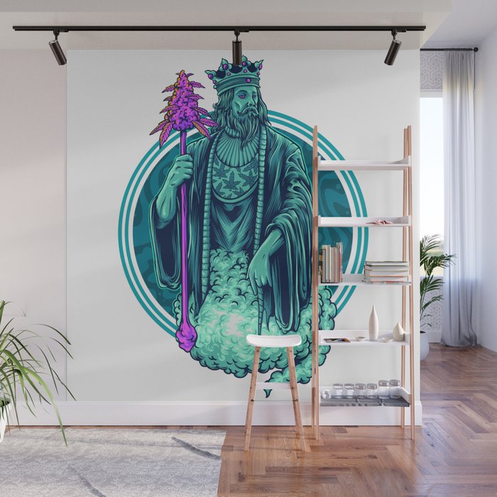 King Weed Wall Mural