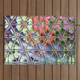 Triangle Glass Tiles 331 Outdoor Rug